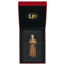 ULPE WOOD ART　イタリア　木彫　パルザンのコンラッド修道士　BROTHER KONRAD OF PARZHAM + CASE　UP267000E8