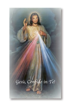 FRATELLI BONELLA　イタリア　紙のご絵　FB287-52　いつくしみのイエス　　裏面一色のイタリア語祈り　5.5 X 10 Cm