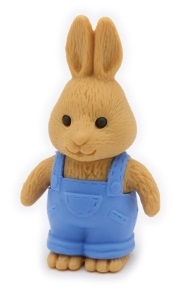 チキュウグリーティングス　ER-BDOU015　ウサギ消しゴム　ズボン
