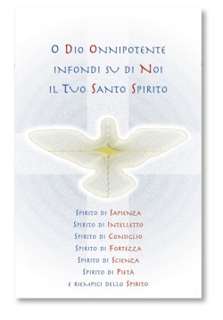 FRATELLI BONELLA　イタリア　羊皮紙手判カード　 FB0313-19  聖霊羊皮紙カード  9 x 14 cm