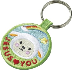 いのちのことば社　LC55795　 刺繍キーホルダー　ひつじ