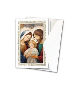 FRATELLI BONELLA　イタリア　金箔押 封筒つきご絵カード　 封筒付き　