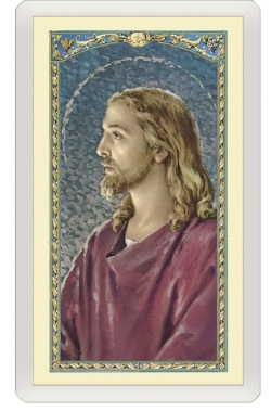 FRATELLI BONELLA　FB801-069　 イタリア　パウチラミネート　ご絵　イエス　泣かないでください 　7 x 11.5 Cm　裏面イタリア語祈り