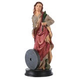 イタリア　レジン像　HAST008228　ご像　樹脂　聖クリスティーナ　13 cm　 resitn  statue 13 cm
