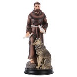 イタリア　レジン像　HAST008232　ご像　樹脂　アッシジの聖フランシスコ　13 cm　 resitn  statue 13 cm