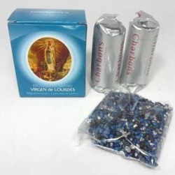 イタリア　AKSW1　Incense　インセンス& 炭　ルルドの聖母　Incienso Sra. Lourdes 50gr. - Tiendaclero Pablo Peinado