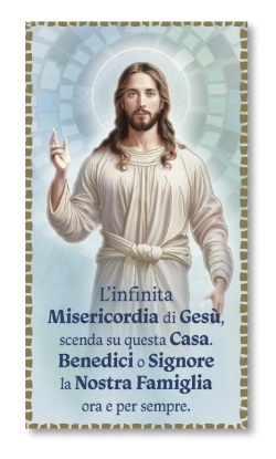 FRATELLI BONELLA　イタリア　金箔押　祝福のカード　FB907-2　 復活したイエスのカード　２２×１２センチ　紙　裏はイタリア語祈り