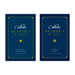USA Catholic 　CC9990883 　英語　カトリック読書型　聖書-福音書と行為、書簡と啓示（2冊の本セット）The Catholic Reader's Bible - Gospels & Acts, Epistles & Revelation (2 Book Set)