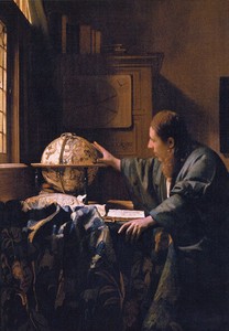 ポストカード アート フェルメール「天文学者」105×150mm 名画 郵便はがき
