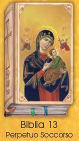 イタリア　紙カード金箔押　聖書型　紙裏白　ご絵　CRBibLia13 　絶えざる御助けの聖母　１２．５×７．５センチ　高級紙裏白