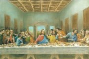 FRATELLI BONELLA　イタリア　ポストカード　FIDES177　  最後の晩餐　ダビンチ １０×１５ｃｍ　厚手紙　裏面洋はがき仕様　１枚