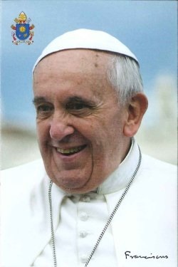FRATELLI BONELLA　イタリア　ポストカード　FIDES347　PAPA FRANCESCO　１０×１５ｃｍ　厚手紙　裏面洋はがき仕様　１枚