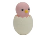 イースタープレゼント用　IWAKO（日本製）おもしろ消しゴム　ピンクひよこ