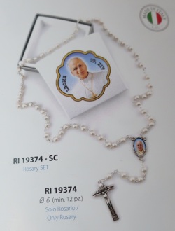 一般不可　転売不可　イタリア　教皇レオ１４世　LALRI19374SC　６ミリパール珠　箱ケース入り