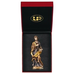 ULPE WOOD ART　イタリア　木彫　労働者聖ヨセフ　１０センチ　ハードケース付き　ST. JOSEPH THE WORKER + GIFT BOX 260000E10