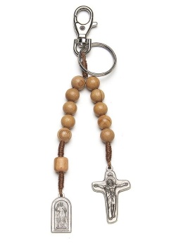 一般不可　転売不可　イタリア　 LALPC261　10mmオリーブ１連ロザリオ　ティナ－タイプ　慈しみのイエス　三位一体のクロス