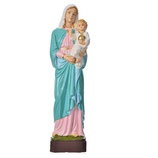 レジン像　HAST008143　Vergin Mary with baby 16cm　聖母子　１６センチ