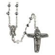 ロザリオ　ファティマ１４　７つの悲しみの聖母のロザリオ　Devotional rosaries Our Lady of Sorrows Rosary in glass, silver beads 6 mm - Faith Collection 14/47