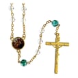 ロザリオ　ファティマ２１　歓迎のロザリオ  Devotional rosaries Welcoming Rosary with transparent glass beads 6 mm - Faith Collection 21/47
