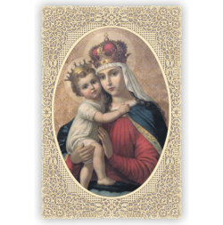 Officina D'Arte Torre　ラベンナの聖母子　Madonna Dell'Aiuto Di Ravenna   OAT221 イタリア語祈りカード　