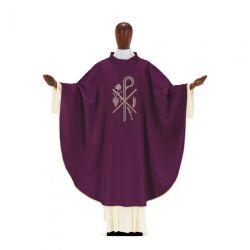 教会住所または寄進者宅のみお届け　イタリア  DESTA社  Chasuble 233  カズラ　MORELLO
