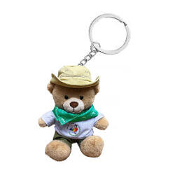 イタリア　希望の巡礼　記念　ぬいぐるみクマのキーチェーン 7 cm ジュビリー 2025 巡礼キット モデル: KP000017