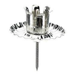 イタリア　 HAPR003335　アドベントフラワーフォルム直径用のキャンドルホルダーです。5cm 4個セット