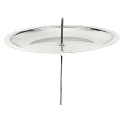 イタリア　 HAPR003339　アドベントリース用 シルバー キャンドルホルダー 4個セット 10cm