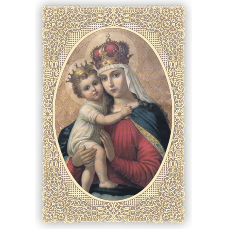 Officina D'Arte Torre　ラベンナの聖母子　Madonna Dell'Aiuto Di Ravenna   OAT221 イタリア語祈りカード　