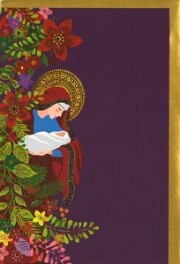 グリーティングカード クリスマス「聖母子」 封筒付き イラスト