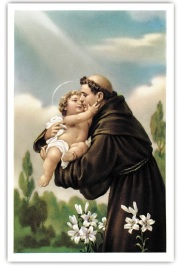 ✤額入り陶版画✤「パドヴァのアントニオ」✤ ✤額入り陶版画