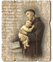 ✤額入り陶版画✤「パドヴァのアントニオ」✤ Bernardo_Zenale_-