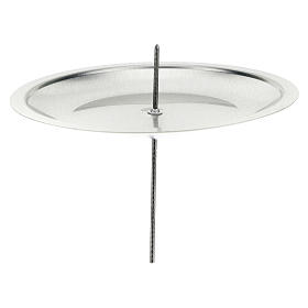 イタリア　 HAPR003339　アドベントリース用 シルバー キャンドルホルダー 4個セット 10cm