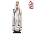 ULPE WOOD ART　イタリア　木彫　みこころ（聖心）の聖母　１２センチ　SACRED HEART OF MARY OF THE PILGRIMS + GIFT BOX　UP070330B12