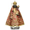 ULPE WOOD ART　イタリア　木彫  アインジーデルンの聖母子　赤オレンジ　７センチ　OUR LADY OF EINSIEDELN 　UP078000B7R