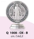 転売不可　イタリア　LALQ1008OXB   聖ベネディクト修道院長　ベネディクトメダイ　シルバーメダイ５センチ　
