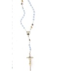 イタリア　LALRE1015　聖ブリジッタのチャプレットロザリオ　ROSARIO MEZZO CRISTALLO SANTA BRIGIDA MM.5