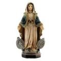 レジン像　 ST011359  不思議のメダイの聖母　　８センチ