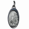 Seral　フランスルルド  SER125670AP  925/000 シルバーメダル ルルドの出現 オーバル 26x15 Mm5.18g