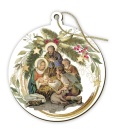 イタリア　 FBNATALE1384-3  キリスト降誕のシーンのあるクリスマスオーナメント
