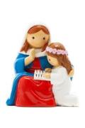 アメリカ　香港製　レジン　LDW 160036YX 　Saint Anne statue 　聖アン（と幼きマリア）