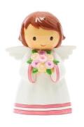 アメリカ　香港製　レジン　LDW 185315YX　October Guardian Angel statue　１０月の守護天使　花