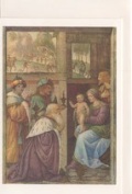 名画　イタリア　イタリア・ミラノ　クリスマスカード 　ベルナルディーノ　三賢人の訪問　定型　C1606