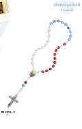 イタリア　RE1810-C　トリニティクロス　三位一体　トリニティチャプレット　ロザリオ　ROSARIO SANTISSIMA TRINITA' MM.7