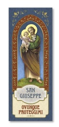 FRATELLI BONELLA　イタリア　金箔押紙のしおり   FB185-632　聖ヨセフ   5.5 x 15 Cm　