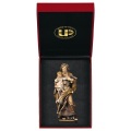 ULPE WOOD ART　イタリア　木彫　聖ヨセフとイエス　聖父子　１０センチ　ケース付き　ST. JOSEPH WITH CHILD AND ANGLE + CASE　UP261000E10