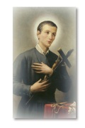 FRATELLI BONELLA　イタリア　紙のご絵　FB287-143   聖ジェラルド　　裏面一色のイタリア語祈り　5.5 X 10 Cm