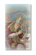 FRATELLI BONELLA　イタリア　紙のご絵　FB287-168　聖アルフォンソ 　裏面一色のイタリア語祈り　5.5 X 10 Cm