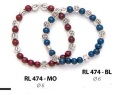 転売不可　イタリア　LALRL474BL　 青 　聖ベネディクト修道院長　メダイ ブレスレッド