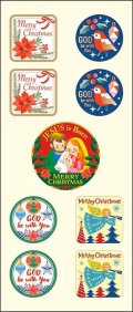 いのちのことば社 クリスマスシール 5柄付き FPR26XL